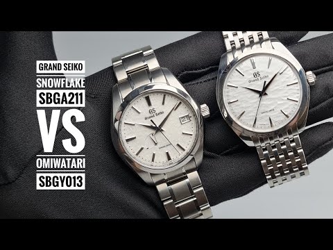 Видео: Это Grand SEIKO: Честное Сравнение Часов Snowflake SBGA211 и Omiwatari SBGY013 /Лучшие Японские Часы