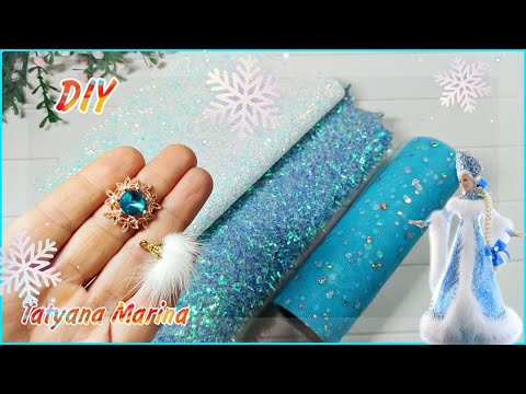 Видео: ЗИМНИЕ бантики-Бабочки💕Бантики из экокожи и фатина💕Beadpark