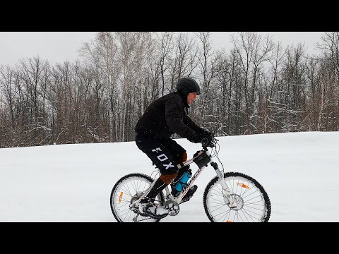 Видео: На велосипеде в поземок. ч.3. Завершение.