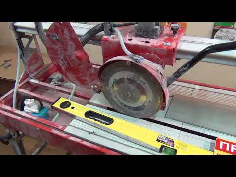 Видео: Дивитися всім, хто купляє електричний плиткоріз. Поради по налаштуванню, обслуговуванню Совайло А.В