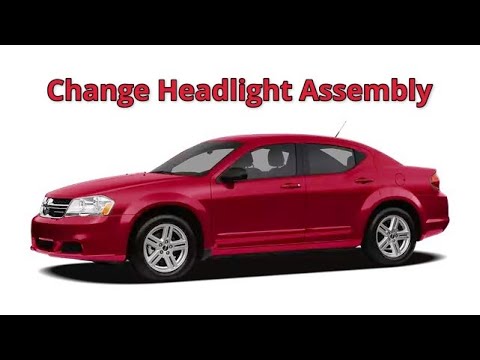 Видео: Простая замена блока фар на вашем Dodge Avenger 3.6 Mainstreet Edition 2011 года! #dodge