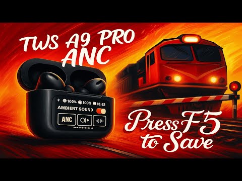 Видео: TWS A9 PRO ANC — Обзор Наушников с Экраном. Press F5 to Save