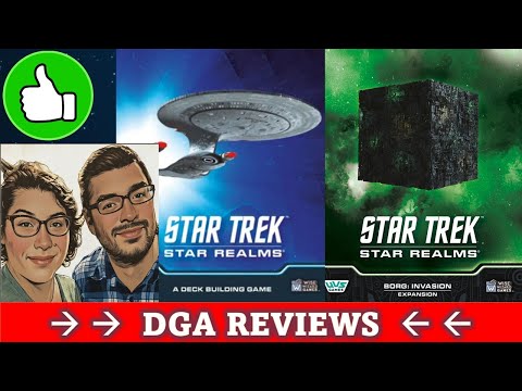 Видео: Обзоры DGA: настольные игры: Star Trek: Star Realms Borg Invasion Expansion (Уютный игровой вечер)