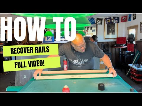 Видео: ИНСТРУКЦИЯ: Восстановите ограждения бильярдного стола Valley, как у настоящей королевской кобры!