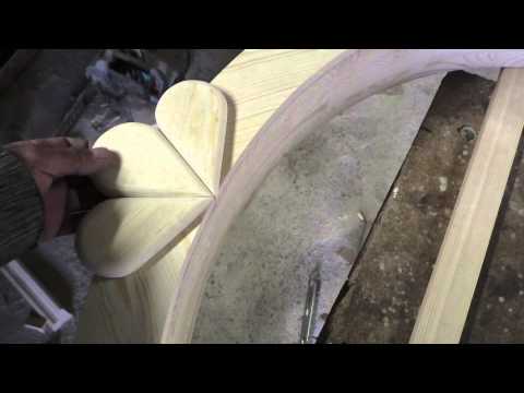 Видео: Изготовление деревянной арки.Часть 2.Обналичка / Production of wooden arch