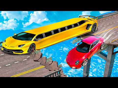 Видео: СМОЖЕТ ЛИ ТАЧКА ПЕРЕЛЕТЕТЬ СЛОМАННЫЙ МОСТ В ГТА 5 ? - ЭКСПЕРИМЕНТ В GTA 5