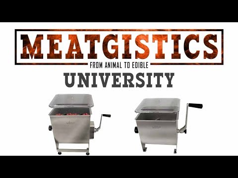 Видео: Техническое обслуживание фаршемешалки — Оборудование для переработки мяса 203