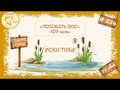 Видео: fishing planet #234 - "Поймать всё" - река "Тибр" (14 часть)