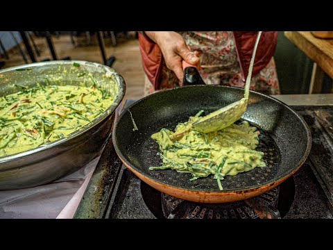 Видео: 15 штук в день, пирожные блины, которые вы не можете есть, если вы опаздываете┃ Корейская еда