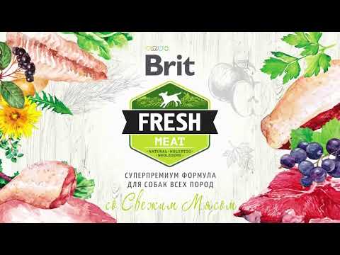 Видео: Brit Fresh (Брит Фреш) - линейка полнорационных сухих кормов