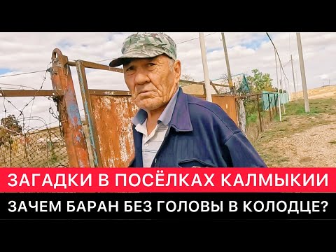 Видео: БАРАН БЕЗ ГОЛОВЫ, НЕОБЫЧНЫЕ МЕСТА, ИНТЕРЕСНЫЕ РАЗГОВОРЫ С МЕСТНЫМИ В ПОСЁЛКАХ КАЛМЫКИИ СЕГОДНЯ.