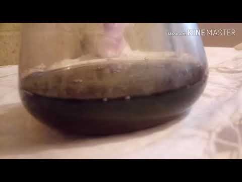 Видео: осаждение платины в присутствии палладия гидразином