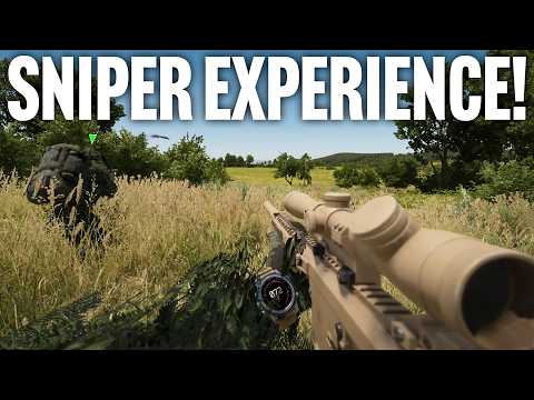 Видео: Снайпер-одиночка против всей вражеской команды — игровой процесс Arma Reforger