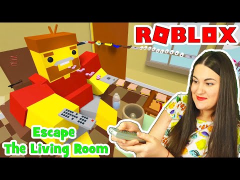 Видео: Побег из гостинной в Roblox Escape The Living Room