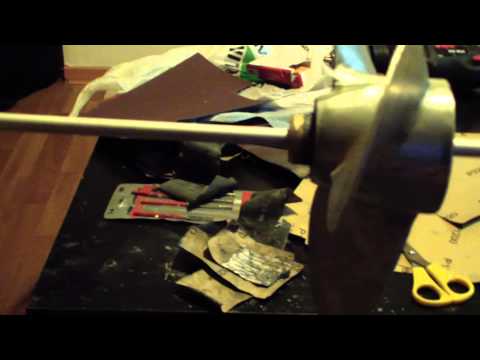 Видео: Полировка, балансировка гребного винта "Ветерок 8М"