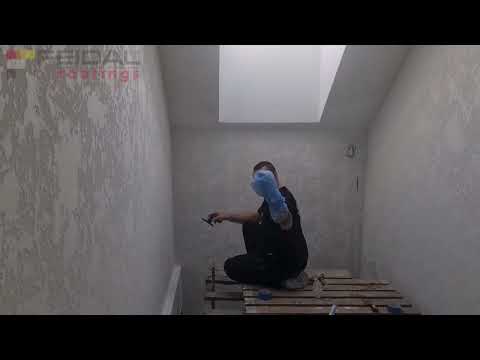 Видео: Декоруємо сходовий марш за допомогою мармуріно! Дивись і роби власними руками!