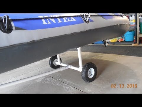 Видео: Тележка для лодки из ПВХ-трубы