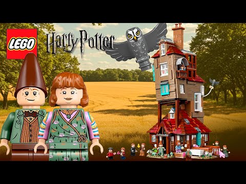 Видео: ЛЕГО ГАРРИ ПОТТЕР - НОРА 76437 - ОБЗОР