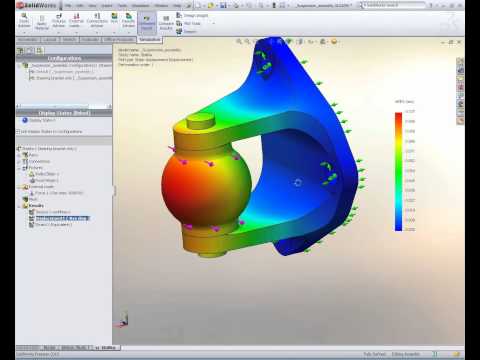 Видео: Как делать расчеты с помощью SolidWorks Simulation