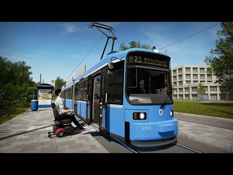 Видео: TramSim Munich - Реалистичный симулятор мюнхенского трамвая!