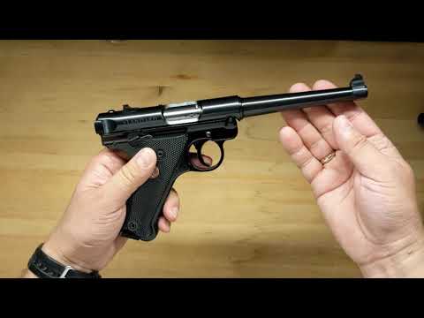 Видео: Классический малокалиберный пистолет RUGER MARK IV™ STANDARD с 6-ти дюймовым стволом, модель 40105