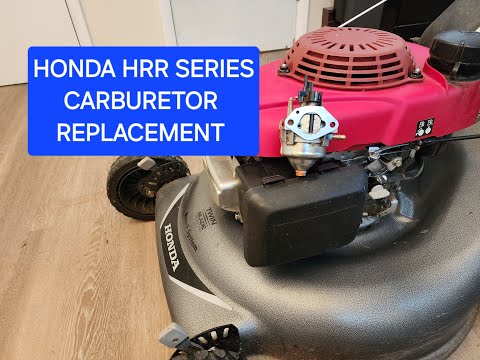 Видео: Сменный карбюратор для газонокосилки Honda серии HRR, модель HRR216K10VKAA