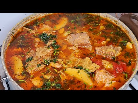 Видео: Суп Соус с Запечёнными Овощами и Говядиной по - Армянски 👍