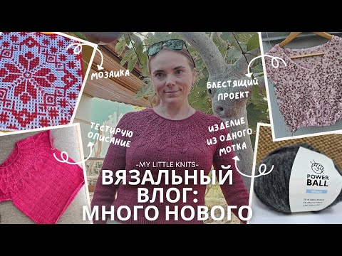 Видео: ВЛОГ 17/25 ВЕРНУЛАСЬ С НОВИНКАМИ: СВИТЕР, ИДЕЯ ИЗ ОДНОГО МОТКА, ПРОЕКТ С ПАЙЕТКАМИ И МОЗАИКА КРЮЧКОМ