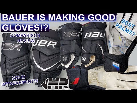 Видео: Bauer снова делает хорошие хоккейные перчатки? Сравнительный обзор Bauer Vapor Flylite и Flypro S...
