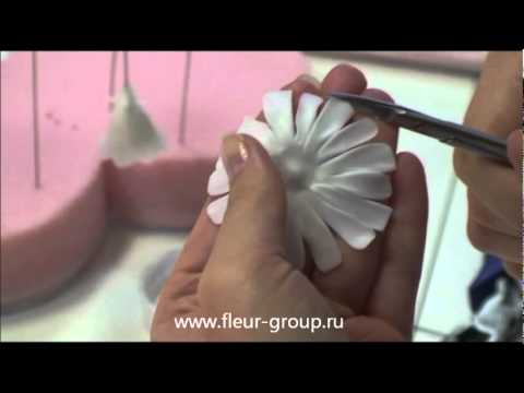 Видео: Керамическая флористика fleur - Урок 1 (часть 3).wmv