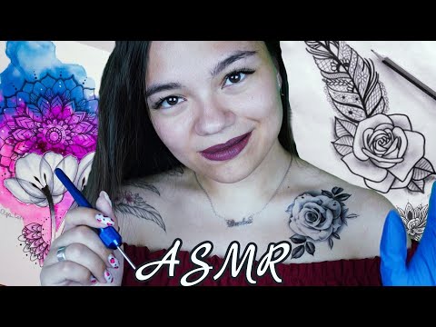 Видео: АСМР НАБИВАЮ ПЕРВУЮ ТАТУИРОВКУ💘ОБАЛДЕННЫЙ ТАТУ МАСТЕР ЗАМУРАШИТ тихим голосом| ASMR tattoo master🌺