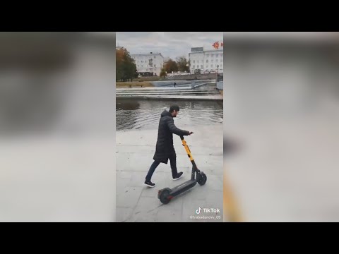 Видео: В поисках славы утопил самокаты под видео