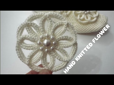Видео: ПИНЕТКИ РУЧНОЙ ВЯЗКИ ЦВЕТОК