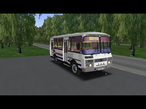 Видео: OMSI 2. Автобус ПАЗ 32054, ЗМЗ. Карта Новосибирск - маршрут 280