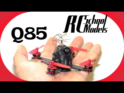 Видео: Сборка нано квадрокоптера 85мм на БК моторах!!! Q85