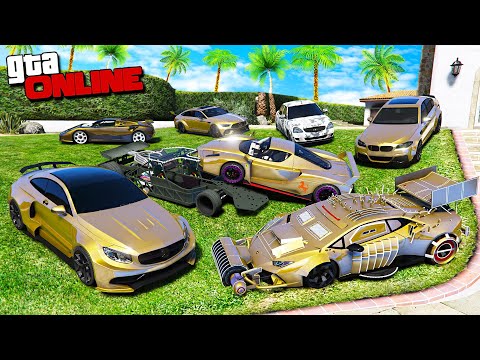 Видео: УГНАЛ КУЧУ ЗОЛОТЫХ ЧИТ ТАЧЕК И МАШИНУ РАМПУ ИЗ ФОРСАЖА У МАЖОРА ЗА 180 СЕКУНД! БИТВА ВОРОВ В ГТА 5!