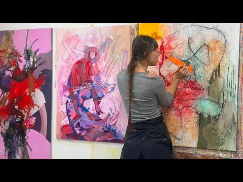 Видео: Рисуйте абстрактные картины с легкостью, инструкции для ваших лучших произведений искусства