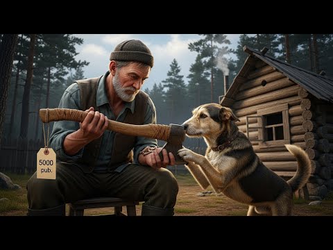 Видео: Дровосек приобрел старый топор за 5 000₽ — Собака почуяла в рукоятке то, что…