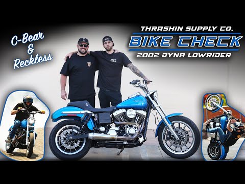 Видео: Проверка мотоцикла - трюковой мотоцикл Harley Davidson!! Dyna Lowrider FXDL 2002 года
