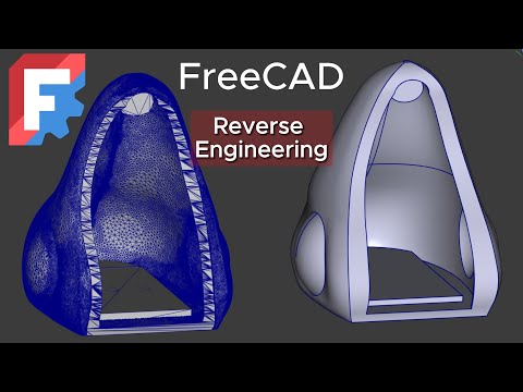 Видео: Обратный инжиниринг органической формы в FreeCAD 1.0.1