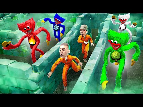 Видео: СТИХИЙНЫЕ ХАГГИ В ЛАБИРИНТЕ! ОПАСНЫЕ СТРАШНЫЕ ИГРУШКИ ИЩУТ НАС! ВЫБРАТЬСЯ ИЗ ЛАБИРИНТА В Garry`s Mod