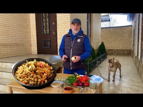 Видео: УЗБЕКСКИЙ ПЛОВ В КАЗАНЕ//UZBEK PILAF IN A CAULDRON