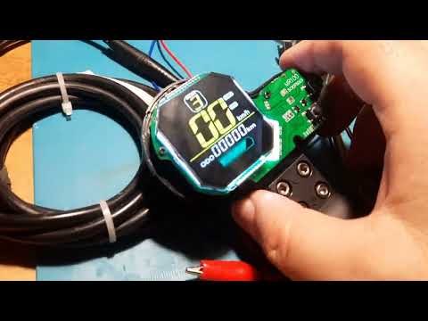 Видео: Дисплей/Бортовой компьютер TF-100 (6 PIN), для электросамоката Kugoo М5. С алика. MR100 SC92F8003