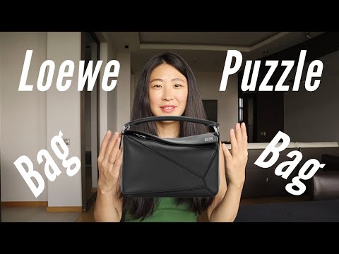 Видео: Обзор самой удобной сумки Loewe Puzzle Bag mini