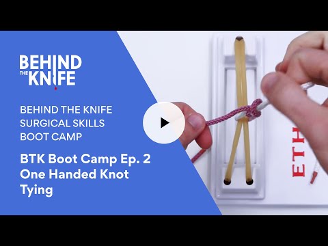 Видео: BTK Boot Camp. Эпизод 2. Вязание узлов одной рукой