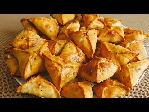 Видео: Самса из пресного теста имеет неповторимый вкус.