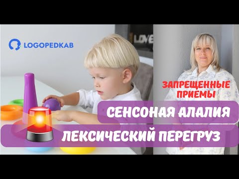 Видео: Сенсорная алалия. Запрещенные методы. Лексический перегруз