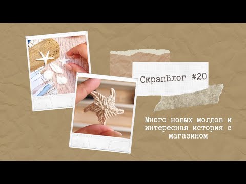 Видео: #СкрапВлог 20/2024 про молды и прикольчики со скрапмагазином