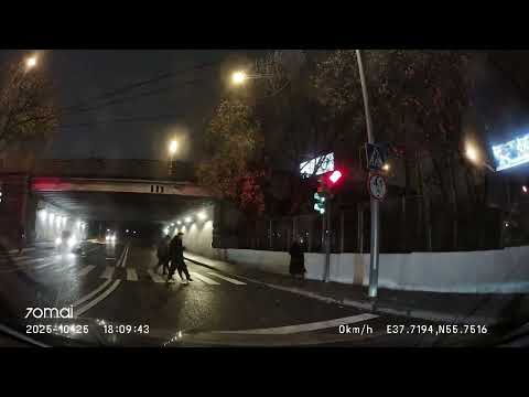 Видео: Driving in Moscow city: Зябликово - Лефортово 25/10/2025 (timelapse 4x)