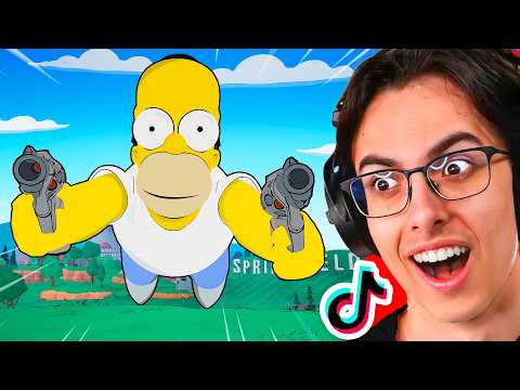 Видео: Реакция на Fortnite Simpsons BEST Tik Tok!